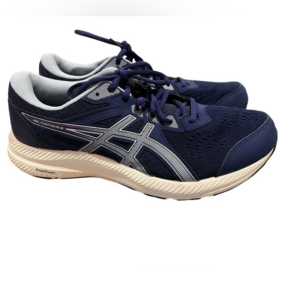 NWOT ASICS Women’s Gel Contend 8 Running Shoes in Navy in size 10.5 - Picture 1 of 5